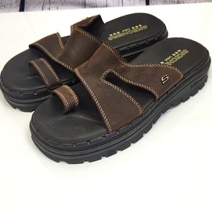 Vintage Y2K Sketchers Chunky Leather Sandals